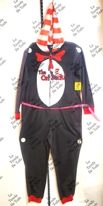 HALLOWEEN 2XL XXL 2X-GRANDE DR. SEUsS DISFRAZ PIJAMA Traje de una pieza Gato está de vuelta - Imagen 1 de 6