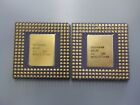 Lot 2 Intel 486Sx/25Mhz Cpu A80486sx-25 Sx679 Bare Cpu Vintage