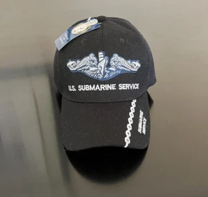 US Navy Submarine Service Hat Ball Cap Naval Veteran Military Officially License - Picture 1 of 6