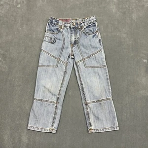 Mossimo Supply Co Denim Blue Jeans Boys Size 4 Adjustable Waist D-Ring - Picture 1 of 12