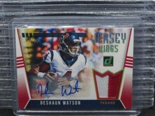 2018 Donruss DeShaun Watson Jersey Kings Patch Auto Autograph #07/10 Texans