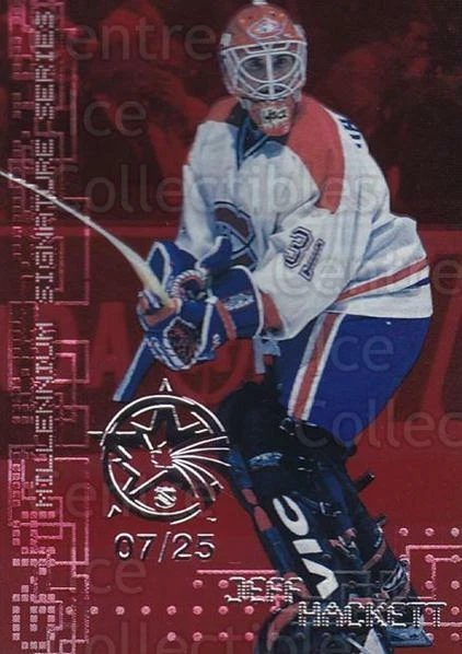 1999-00 BAP Millennium All-Star Game Ruby #134 Jeff Hackett - Image 1 of 1