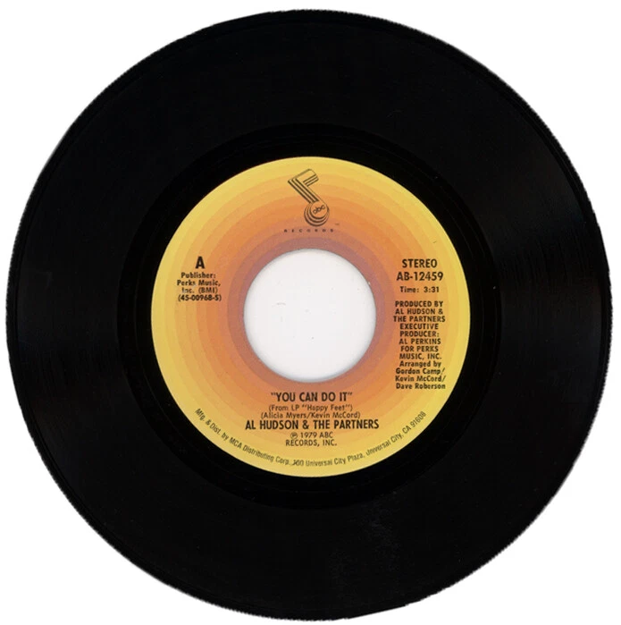 AL HUDSON & PARTNERS "YOU CAN DO IT c/w I DONT WANT YOU TO LEAVE ME" 1979 SOUL - Image 1 of 1