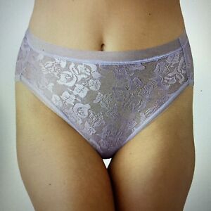 Wacoal Awareness Lace Hi-Cut Brief Underwear Size M In (Purple Rose) Msrp $15.