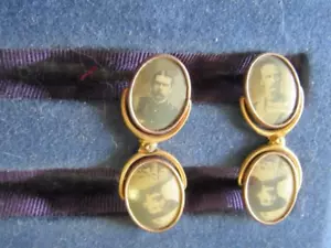 1900 British Generals Cuff Links Including Baden Powell c65 #2 - Picture 1 of 2