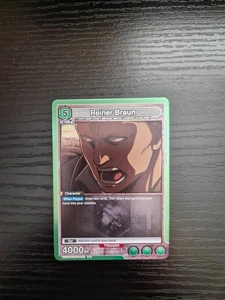 Union Arena: Attack on Titan - Reiner Braun - Rare Foil - UE10BT/AOT-1-060 - Picture 1 of 2