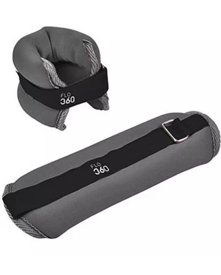 🔥 Juego de pesas de tobillo y muñeca Flo 360 de 2 libras (1 lb cada una) para gimnasio en casa correr entrenamiento Foto 1 de 4