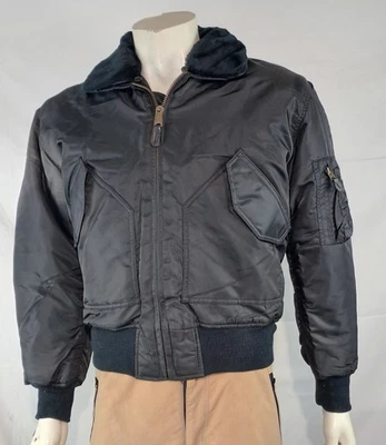 Jaqueta bombardeiro Highlander MA2 gola lisa acolchoada preta XXS - Imagem 1 de 4