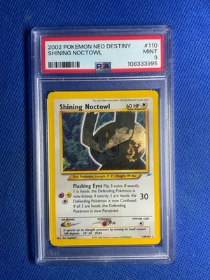 2002 POKEMON NEO DESTINY #110 SHINING NOCTOWL PSA 9 - Image 1 of 2