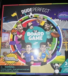 Dude Perfect Board Game, Sports, Action & Competitive Challenge Game Ages 4+ NEW - Picture 1 of 11