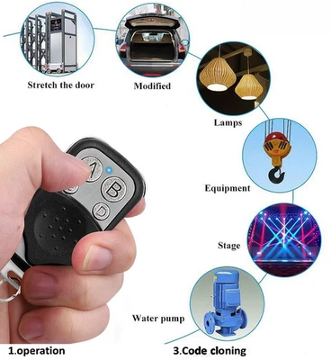 2PZ telecomando cancello automatico universale wireless garage 433 MHz