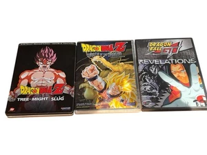 Lot 3 Dragon Ball Z Wrath of the Dragon Uncut DVD Tree Of Might Revelations - Picture 1 of 5