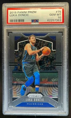 Prizm Luka Doncic #75 Mavericks PSA 10 2019-20 Foto 1 de 2