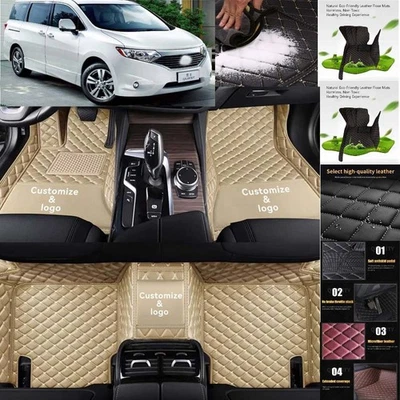 For Nissan Quest Car Floor Mats Luxury Waterproof Liners Carpets Cargo Custom - Изображение 1 из 4