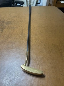 Mike Wilson WBFS-TV Gold Plated Putter LH Beautiful - Picture 1 of 10