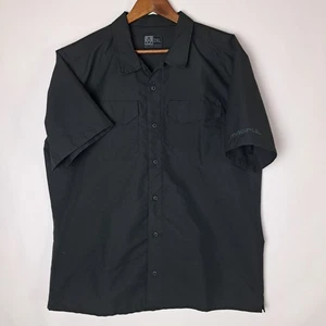 Magpul Industries Shirt Mens Large Black Button Up Short Sleeve Dual Pockets - Picture 1 of 19