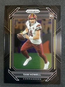 2022 Panini Chronicles #PB10 Sam Howell Prizm Black RC Rookie Commanders NFL - Bild 1 von 6
