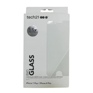 Tech21 Evo Glass Tempered Glass Screen Protector For iPhone 7 Plus 8 Plus - Picture 1 of 1