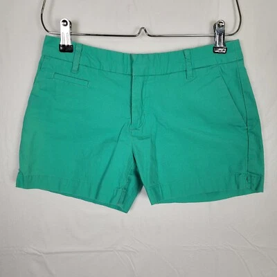 Pantalones Cortos Chinos Patagonia Algodón Orgánico Senderismo Verde 4" Entrepierna Para Mujer Talla 0 Foto 1 de 4