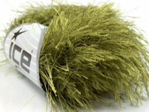 8-Skein Lot Long Eyelash Yarn SuperBulky Winter 8x50g/35m Green alt2 - Picture 1 of 4