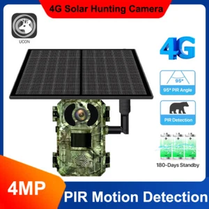 Tarjeta SIM 4G Celular Trail Cámara 4MP FHD IP66 Movimiento Activado Visión Nocturna - Imagen 1 de 6