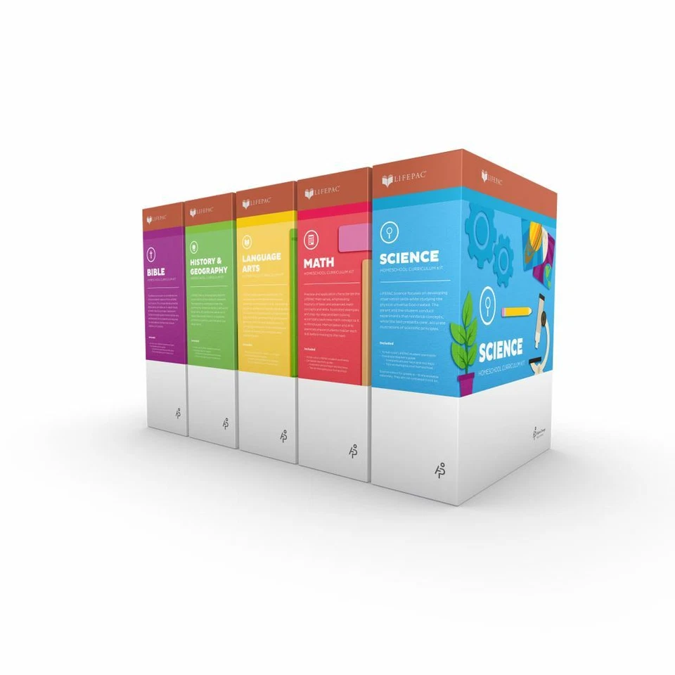 LIFEPAC 2nd Grade Complete 5-Subject Set - Image 1 of 1