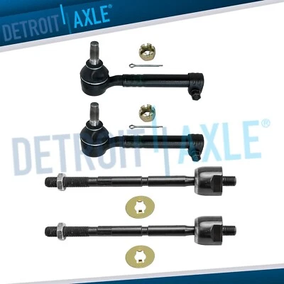 Nuevo kit de 4 piezas: eslabones delanteros interiores y exteriores para Toyota Camry 1983-1886 Foto 1 de 4