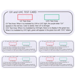5pcs Professional Portable UV Test Strips Paper UV Identifiers - Picture 1 of 12