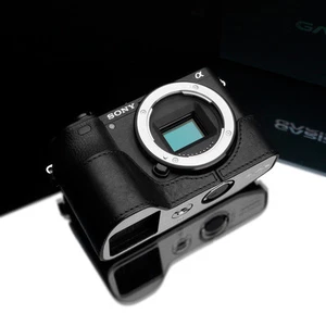 GARIZ Leather Half Case for Sony A6500 XS-CHA6500BK Black - Picture 1 of 10