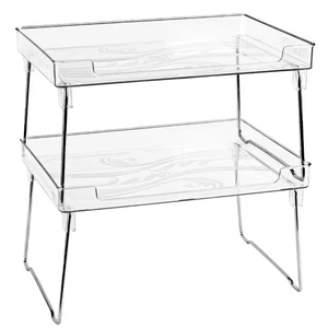 Clear Stackable Shelf - Easily Organize Your Kitchen Counter and Cabinet Shelves - Picture 1 of 1