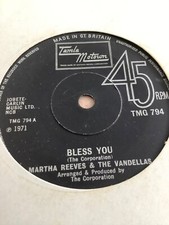 MARTHA REEVES & THE VANDELLAS.   Bless You.  7. Motown.  1971