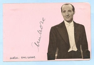 BERT AMBROSE BAND LEADER 1916-1971 RARE ORIGINAL AUTOGRAPH - Picture 1 of 3