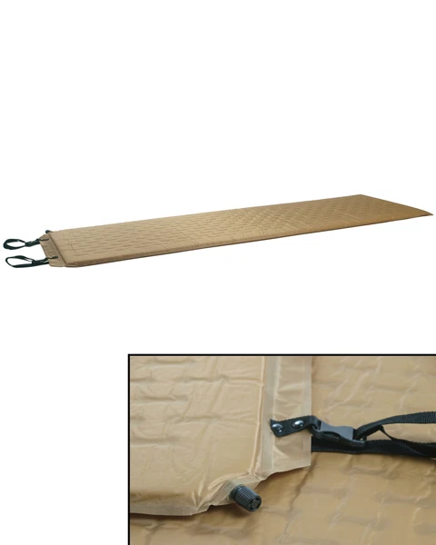 Thermomatte Waffle selbstaufblasend coyote, Isomatte,Camping,Outdoor,Zelten-NEU-