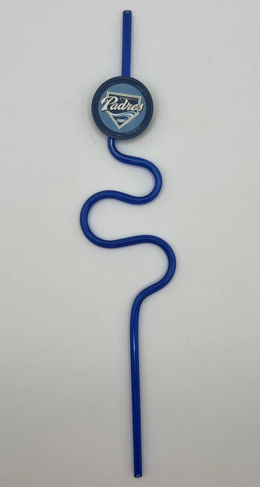 San Diego Padres MLB Béisbol Deportes Banquete Fiesta Favor Plástico Pajitas Locas Foto 1 de 1