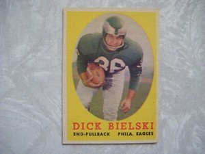 1958 Topps Football 111 Dick Bielski EX EX-MT