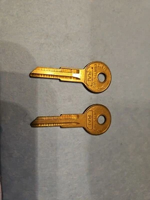 NORS CURTIS RAI Brass Blank Keys (2) - Image 1 of 4