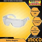 NEUF Lunettes de sécurité INGCO Pack de 2 HSG05 | Conforme aux normes ANSI Z87.1 et CE EN166