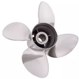 Nueva hélice de acero inoxidable 14 x 25P para Johnson/Evinrude 4 hojas diestro Rubex - Imagen 1 de 2