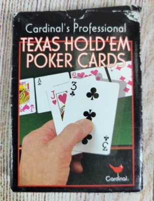 Cardinal's Professional Texas Hold'em Poker Cards COMPLETE - Image 1 of 4