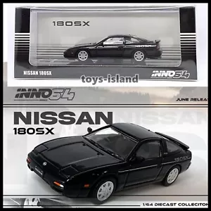 INNO64 NISSAN 180SX Negro 1/64 NUEVO COCHE FUNDIDO A PRESIÓN - Imagen 1 de 8