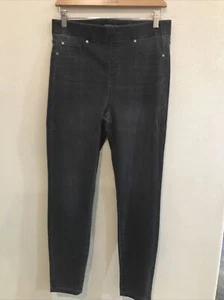 Liverpool Skinny Pull On Jeans Jegging Women’s Size 8/29 Black Denim - Picture 1 of 6