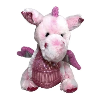 GANZ Webkinz Whimsy Dragon Retired HM156 Pink Glitter  ~No Code~ - Image 1 of 4