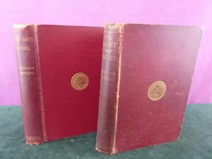 2 early Rudyard Kipling Editions the day's work 1901 the light that failed 1900 - Picture 1 of 1