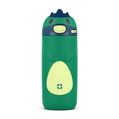 Ellies 12oz Vacuum Insulated Stainless Steel Kids Water Bottle with Straw and... - Image 1 of 4