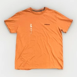 Patagonia T-Shirt Uomo Fitz Roy Icon Responsabili-Tee, Rock Melon, Large, Nuova - Foto 1 di 7