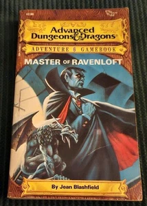 AD&D Adventure Gamebook #6: Master of Ravenloft TSR RPG CYOA Loose Card - Picture 1 of 5