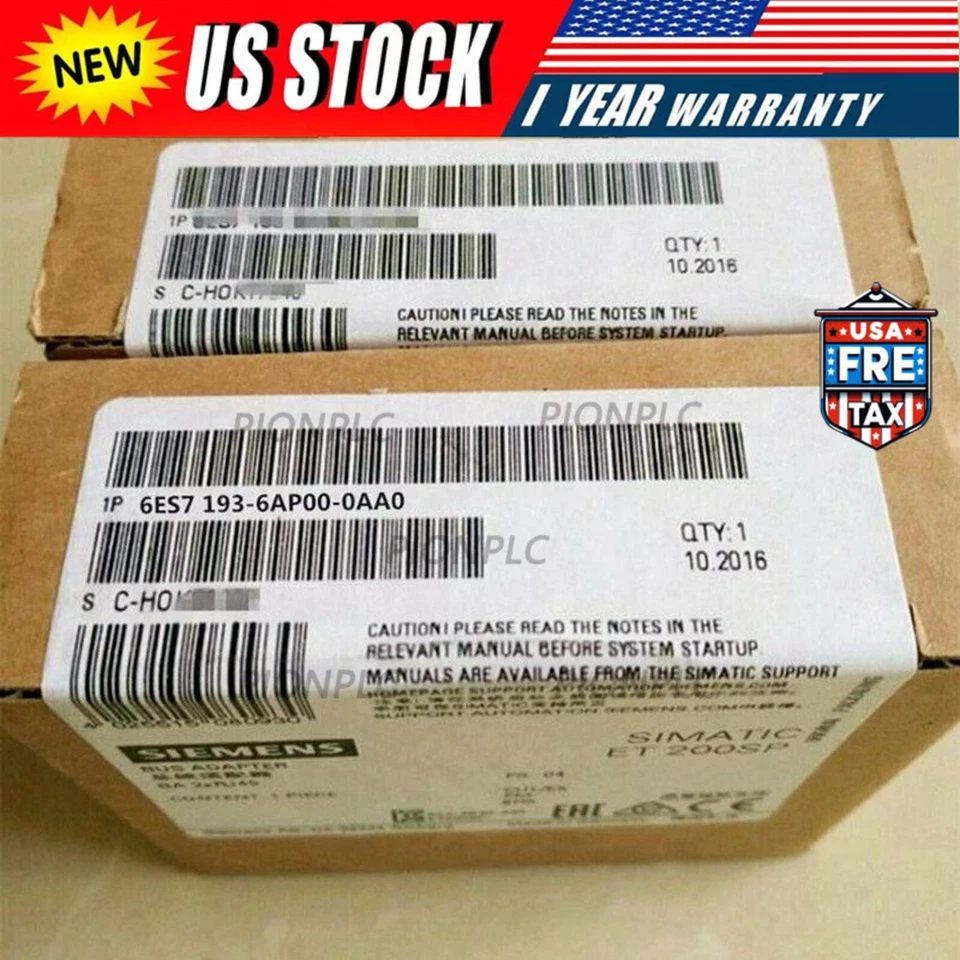 New Siemens 6ES7193-6AP00-0AA0 6ES7 193-6AP00-0AA0 SIMATIC ET 200SP - Image 1 of 3