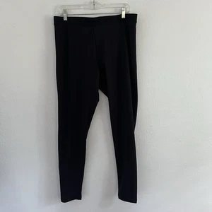 Adidas Women’s High Rise Leggings XL Black Logo NWT - Picture 1 of 11