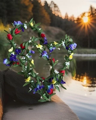 Lote Artificial Falso Imitación Flores Hierbas Plástico Vid Bush Hojas Nuevo De Colección 108 pulgadas Foto 1 de 4