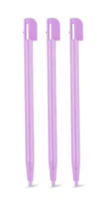 Nuevo paquete de 3 bolígrafos lápiz óptico púrpura Nintendo DS DSL Lite - Imagen 1 de 1
